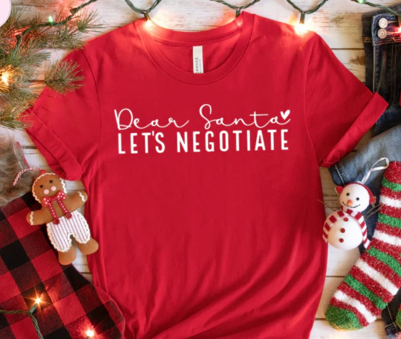 Dear Santa, Let’s Negotiate