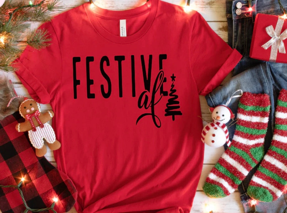 Festive AF - Cursive