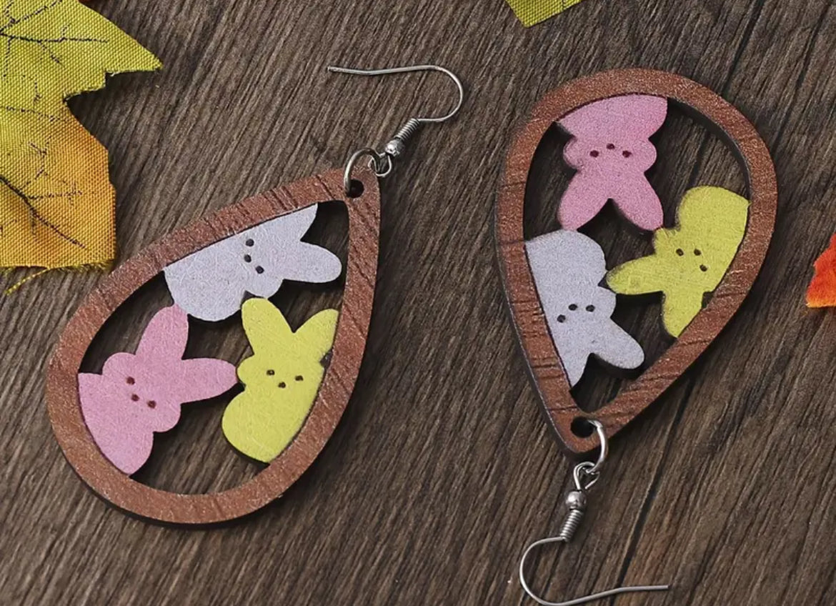 Peep Bunny Earrings