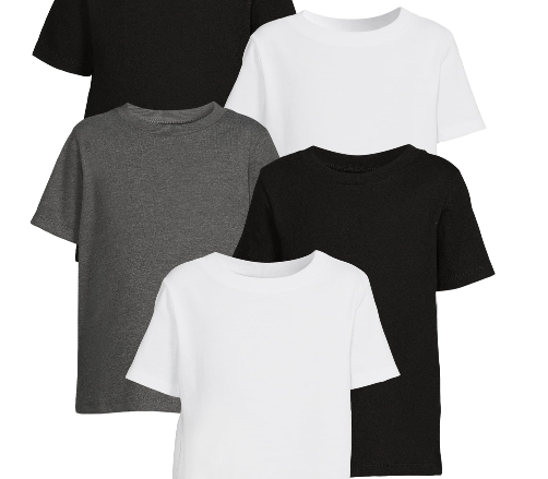 Toddler's/ Kids - Solid Tee- 12 Months-7/8