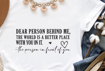 Dear Person Behind Me ❤️- Crewneck