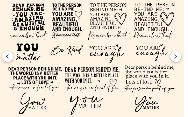 Dear Person Behind Me ❤️- Crewneck