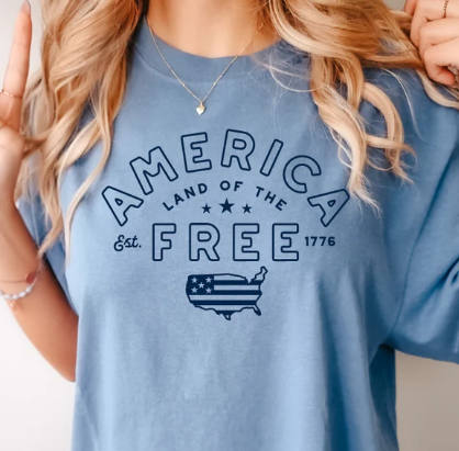 America Land of the Free- Est. 1776