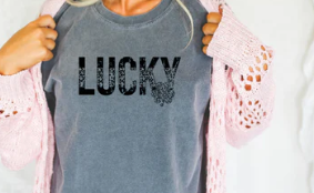 Lucky Cheetah Clover- Retro