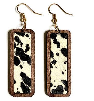 Rectangle Dangle Earrings