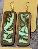 Rectangle Dangle Earrings