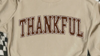 Thankful- Brown Print
