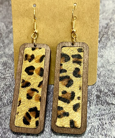 Rectangle Dangle Earrings