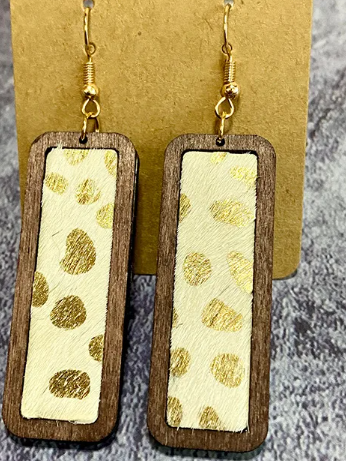 Rectangle Dangle Earrings