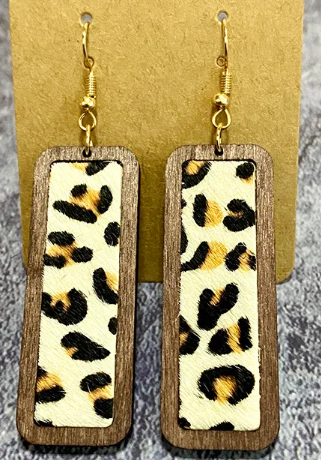 Rectangle Dangle Earrings