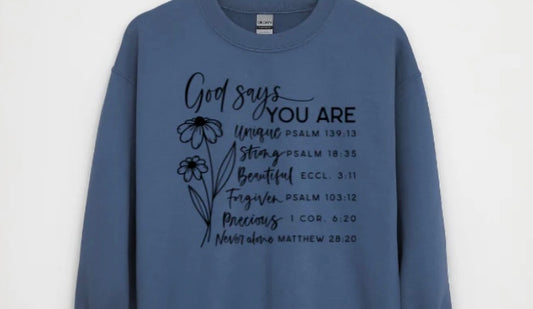 God Says I am.....
