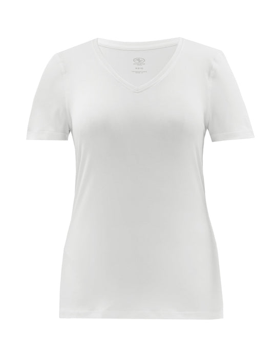 Short Sleeve Women's V-Neck T-Shirt- Athletic Works Brand- LIMTED QUANTITIES