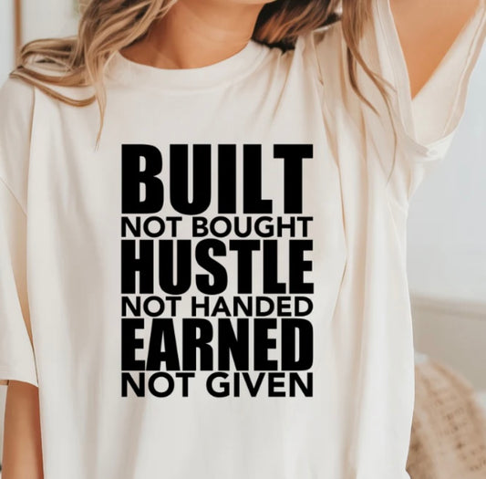 Built Not Bought..