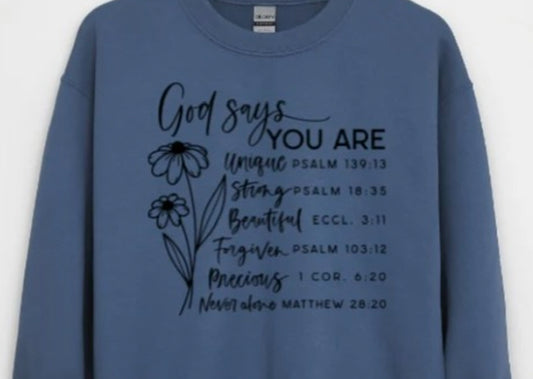 God Says I am....