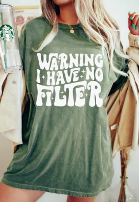Warning I have no Filter