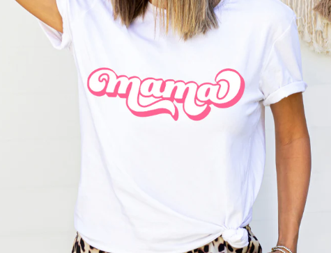 Mama- Retro- Pink