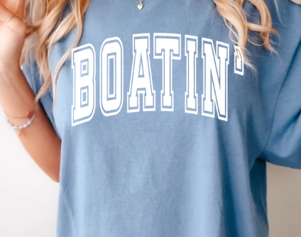 Boatin'- WHITE Print
