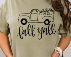 Fall Y'all Pumpkin Truck