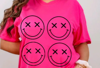 Smiley Faces with  X