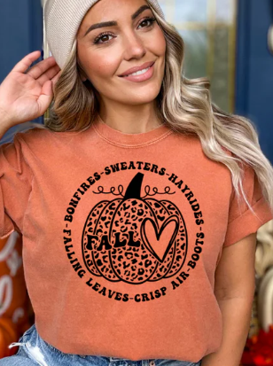 Fall Cheetah Pumpkin