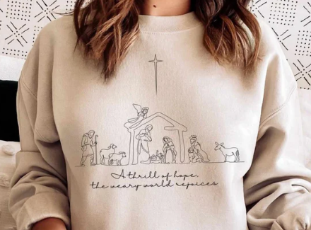 A thrill of Hope the weary world rejoices