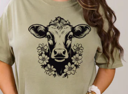 Beautiful Boho Cow