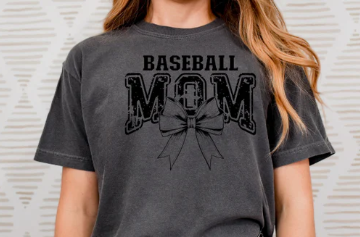 Baseball MOM - Bow